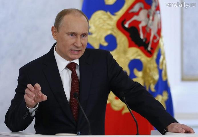 Президент России Владимир Путин сегодня обратится с посланием к Федеральному собранию
