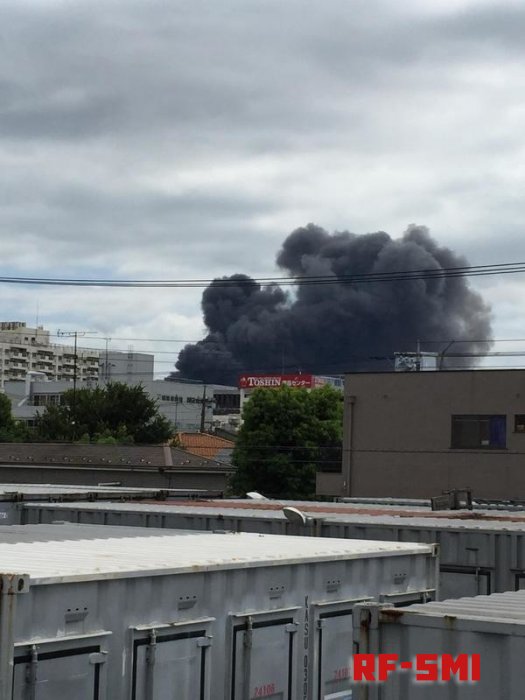 В Токио на сталелитейном заводе произошел крупный пожар