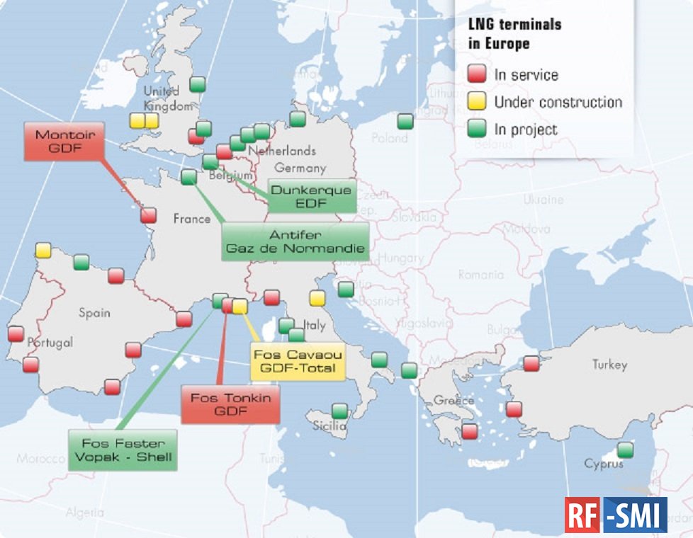 Карта заводов спг в россии