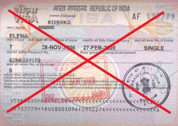 Индия ввела электронные визы для граждан России