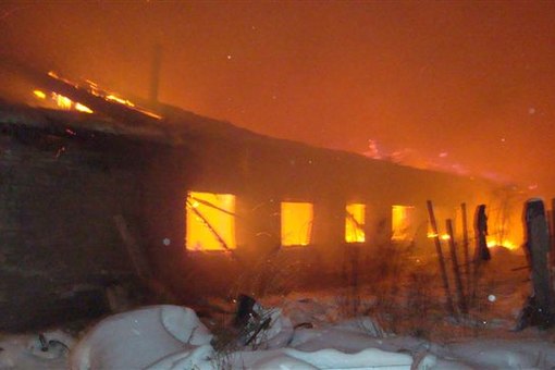 В Якутии сгорели минимум 50 "Буренок"