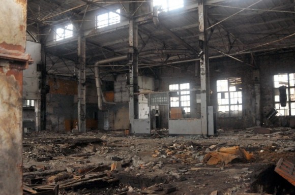 Еще один позор Порошенко. Львовский автобусный завод уничтожен.