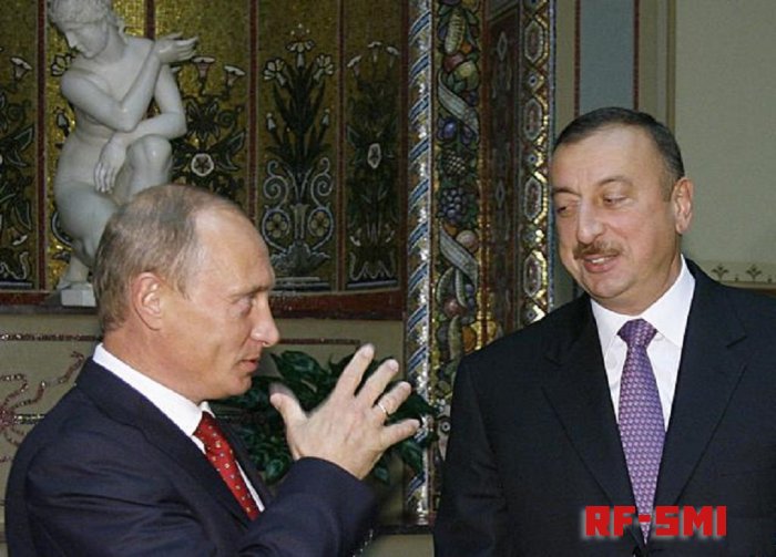 Путин поздравил президента Азербайджана Ильхама Алиева с юбилеем