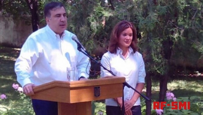 Саакашвили представил россиянку Марию Гайдар в качестве вице-губернатора