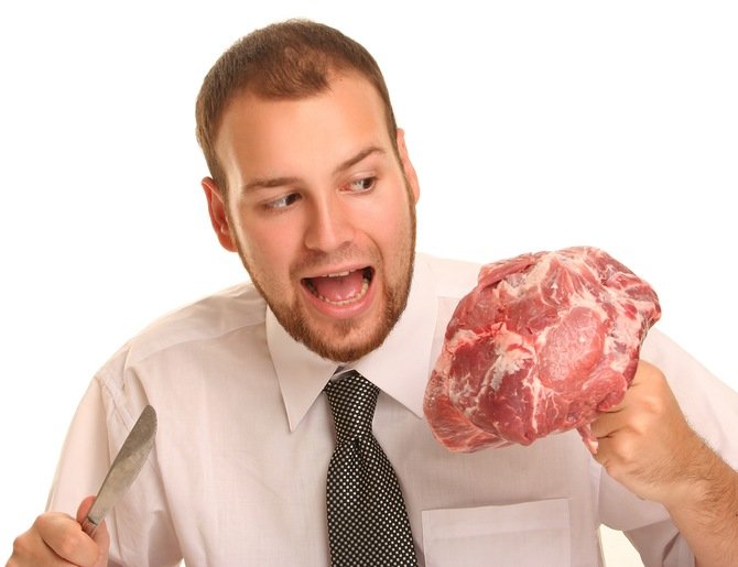 Мясо влияет на мужскую фертильность.