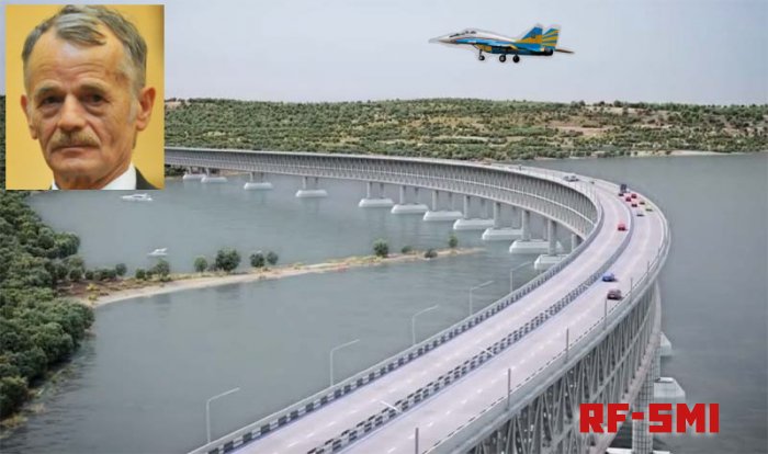 Мустафа Джемилев пообещал разбомбить керченский мост