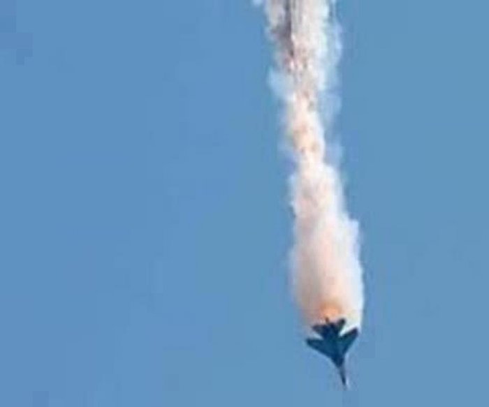 Турция сбила военный самолет российских ВВС