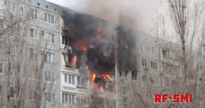 В Волгограде из-за взрыва газа  серьезно повреждена панельная многоэтажка