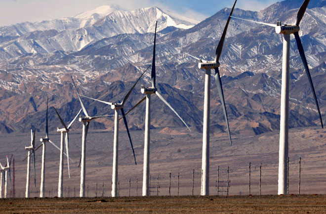 Мощность ветроэнергетики Китая вновь бьёт рекорды