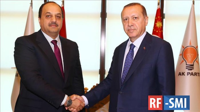 Президент Турции принял госминистра Катара