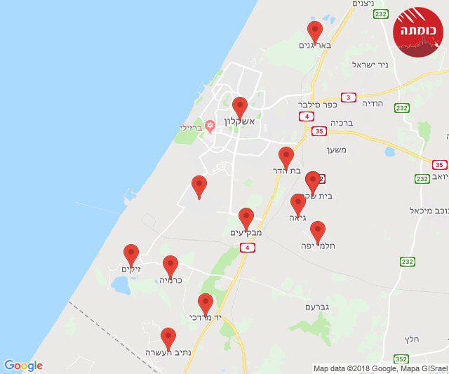300 ракет достигли территории Израиля. 100 было перехвачено