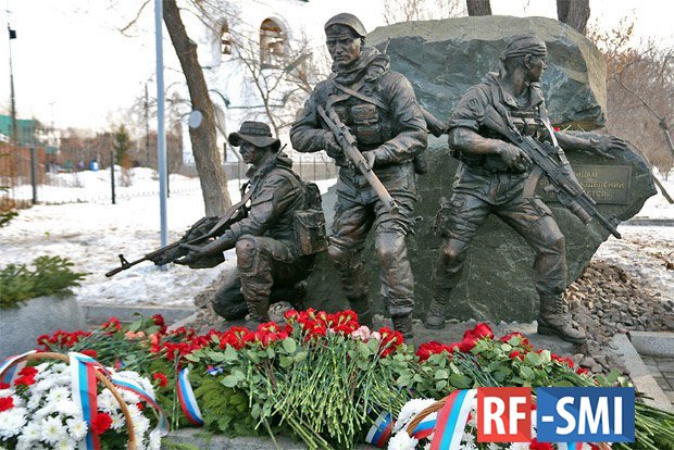 В Красноярске открылся памятник бойцам специальных подразделений