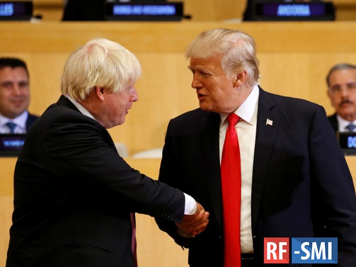 Д. Трамп предпочитает Джонсона на посту премьера Британии
