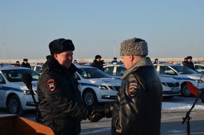 Хабаровские сотрудники ДПС получили 75 новых служебных автомобилей Шкода