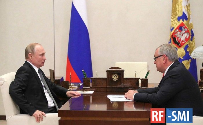 В. Путин встретился с председателем правления Банка ВТБ
