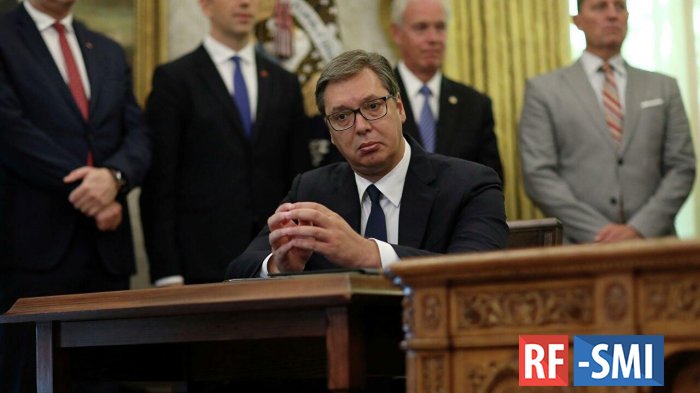 Президент Сербии назвал причину подписания соглашения по Косово в США