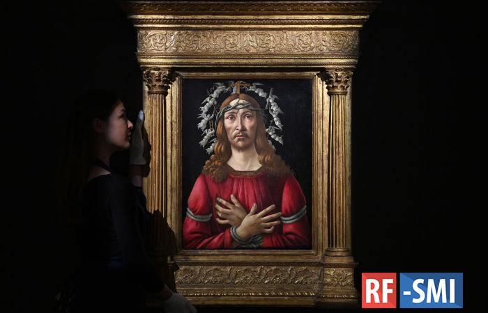 Под слоем краски картины Боттичелли нашли набросок Мадонны с младенцем
