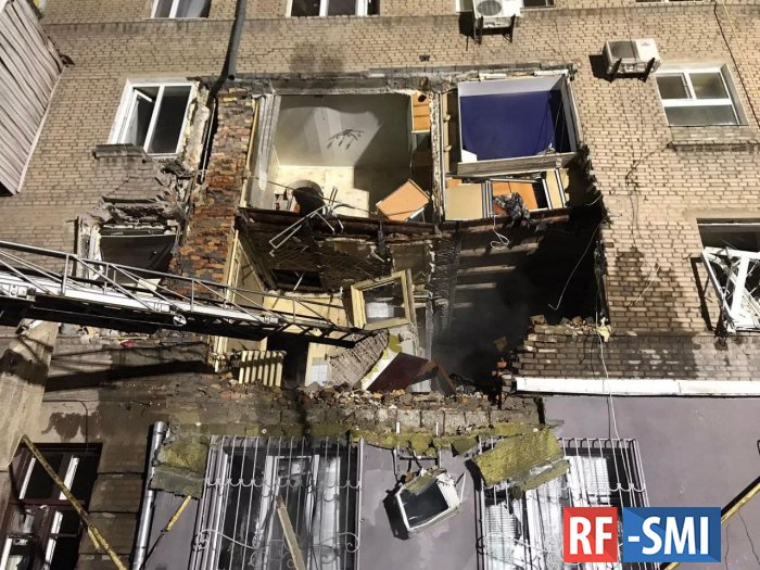 В Запорожье рано утром произошёл взрыв в жилом доме