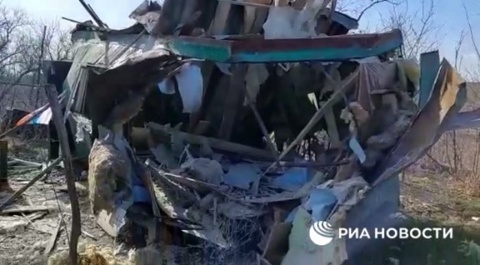 Украинский снаряд разрушил пограничный пункт в Ростовской области