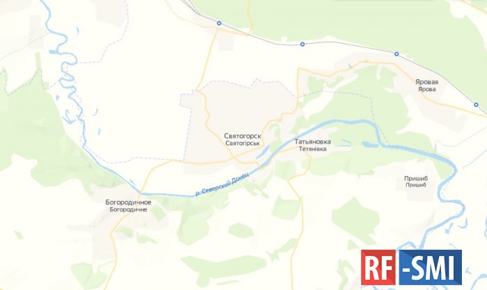  ВС России завершают освобождение Святогорска в ДНР