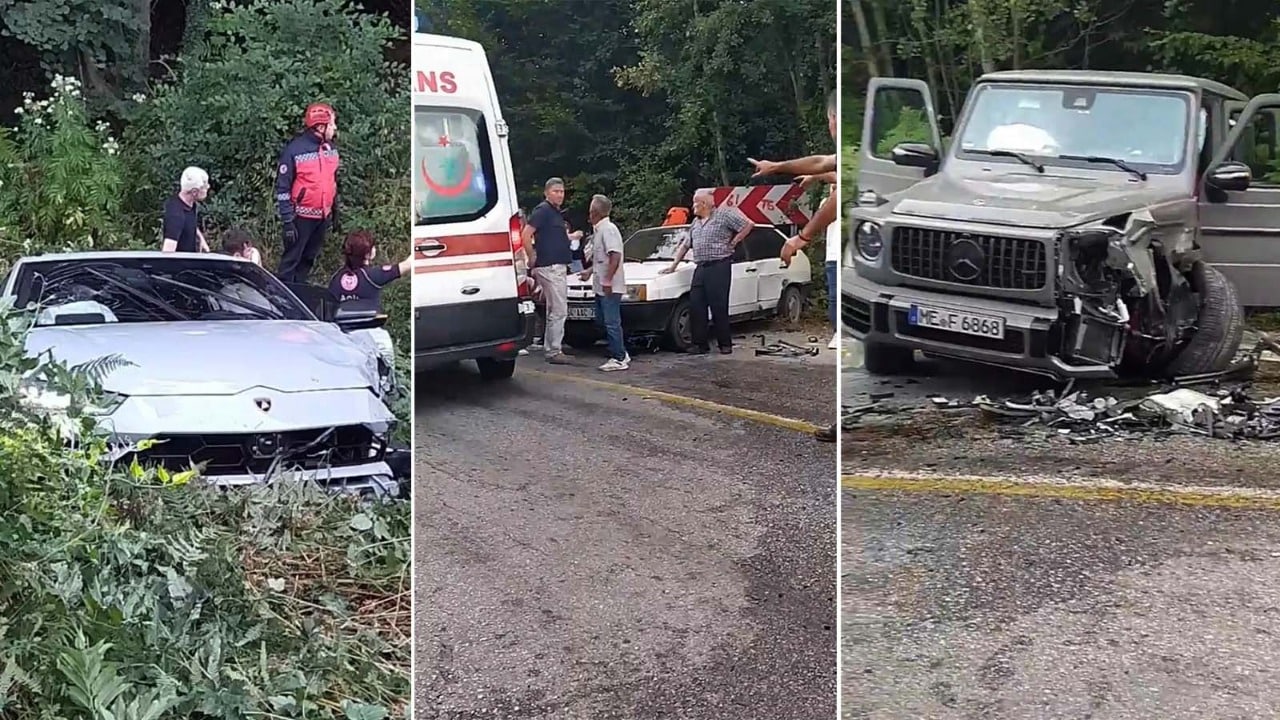 Lamborghini Urus crash