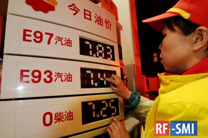 Китай сократил запасы сырой нефти до самого низкого показателя