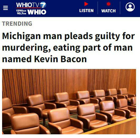 В Мичигане (штат США) гей убил другого гея, а потом съел его