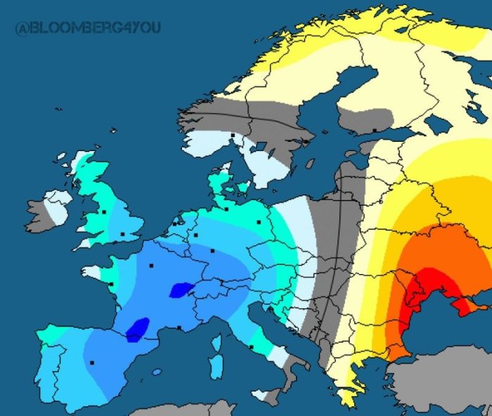 Арктический холод накроет Западную Европу на следующей неделе
