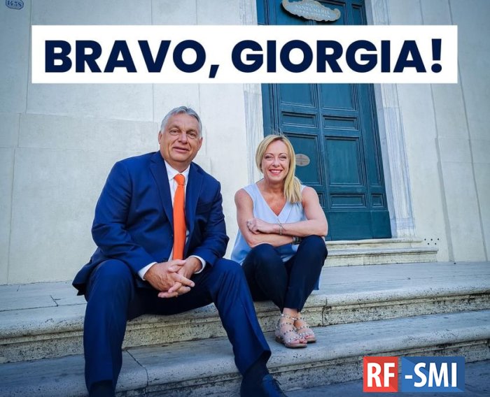 Орбан поздравил Мелони с победой на парламентских выборах в Италии