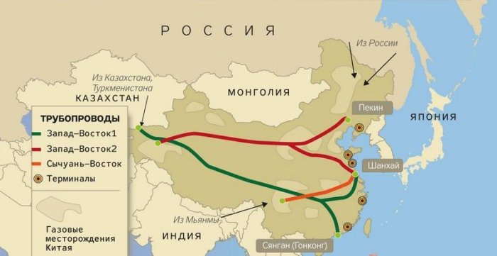 Китай начал строительство 4-й нитки газопровода "Запад-Восток"