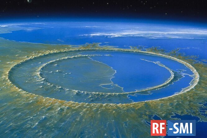 Погубивший динозавров астероид вызвал волны цунами высотой в 1,5 и 4,5 км