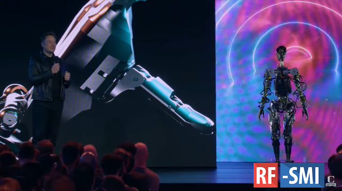 Илон Маск представил прототип человекоподобного робота