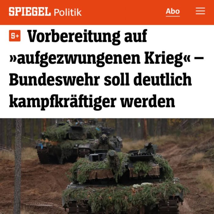 Германия готовится к вероятной войне с Россией - Der Spiegel