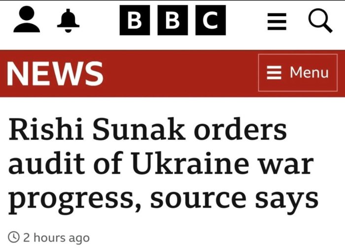 Новый премьер Британии решил провести аудит военной помощи Украине