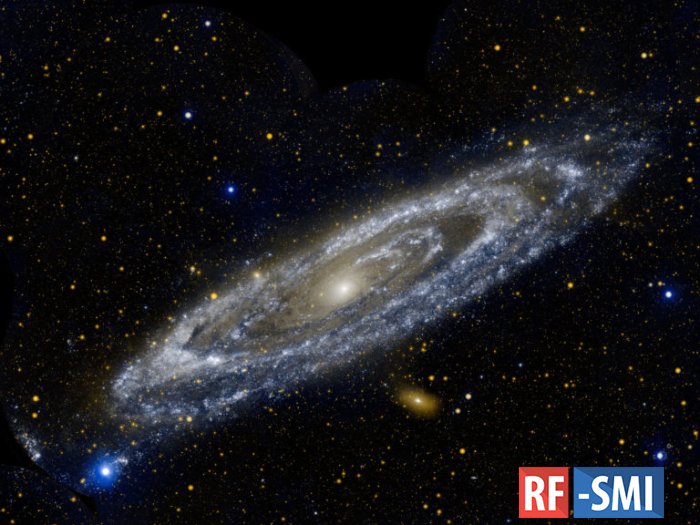 Обнаружены следы столкновения галактики без темной материи с ее соседом
