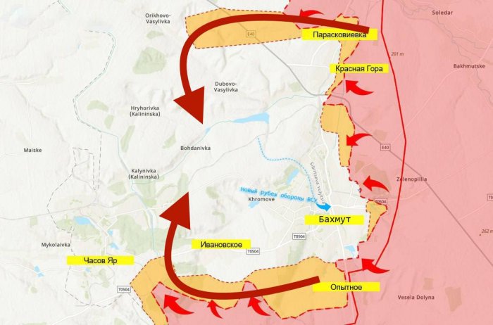 Ситуация в Бахмуте становится критической для украинских войск