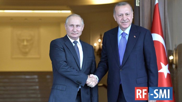 Путин и Эрдоган по телефону обсудили ситуацию на Украине