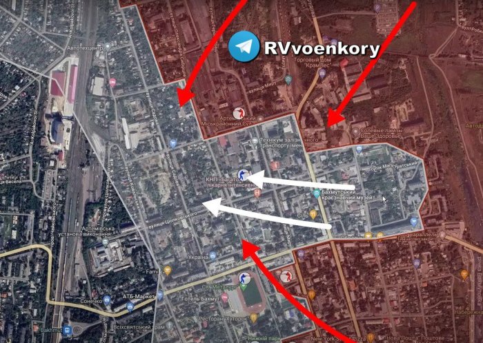 ВСУ  в панике начали покидать позиции в Бахмуте (Артемовске)
