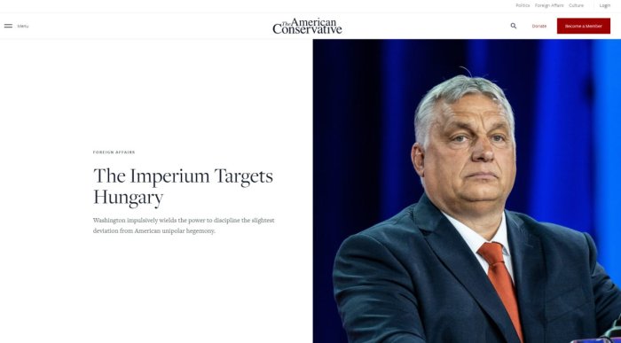 США наказывают Венгрию за отказ идти на обострение конфронтации с Россией