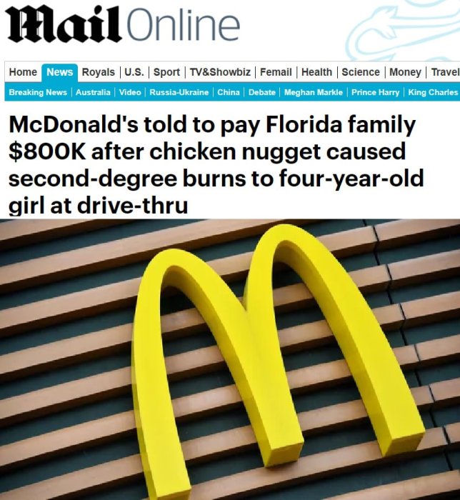 McDonald's  800       