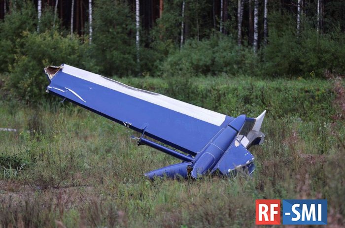 Самолёт Е. Пригожина разбился под селом Куженкино в Тверской области