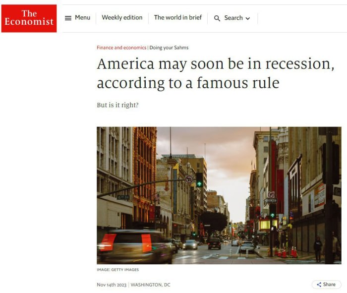 Издание Economist: Америка скоро может оказаться в рецессии