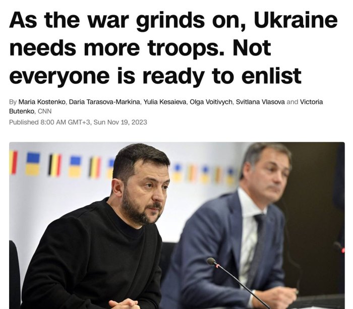 CNN вдруг заметила, что «далеко не все» на Украине желают воевать