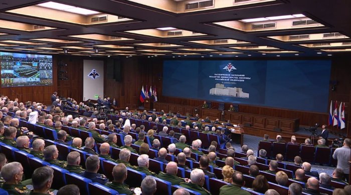 Главное из заявлений В. Путина на заседании коллегии Минобороны: Главное из заявлений В. Путина на заседании коллегии Минобороны: