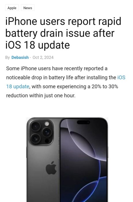 iOS 18         Apple