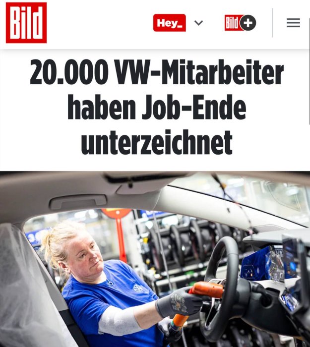 20 тысяч сотрудников Volkswagen подписали соглашения об увольнении 20 тысяч сотрудников Volkswagen подписали соглашения об увольнении
