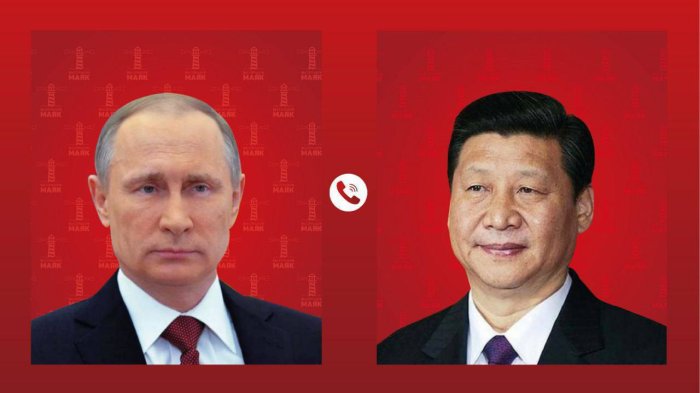 Президент России В. Путин поговорил по телефону с Си Цзиньпином Президент России В. Путин поговорил по телефону с Си Цзиньпином