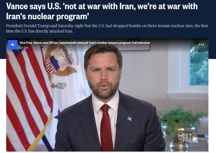 Вице-президент США: ядерная программа Ирана отброшена назад Вице-президент США: ядерная программа Ирана отброшена назад
