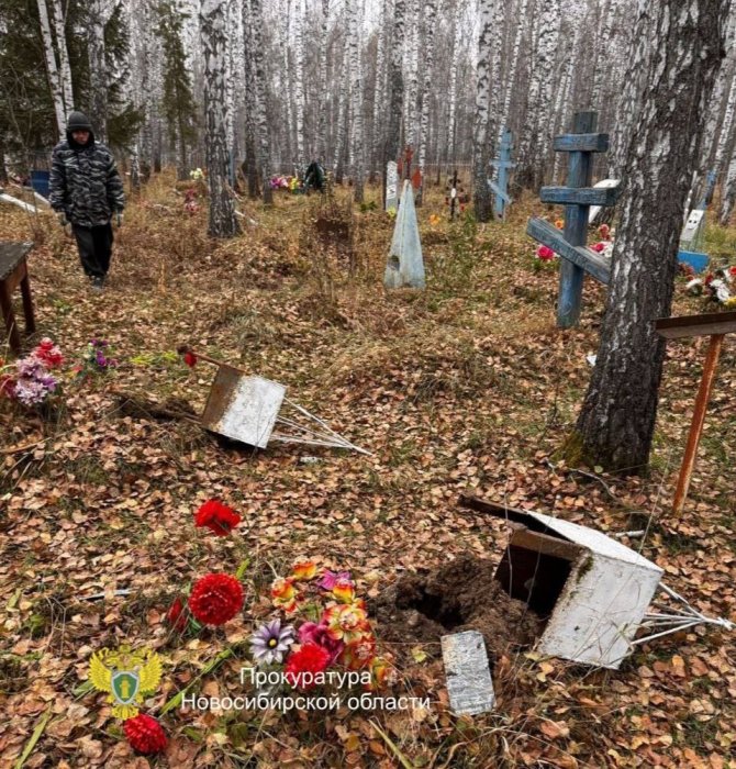 Трое детей повредили больше 80 памятников на кладбище под Новосибирском Трое детей повредили больше 80 памятников на кладбище под Новосибирском