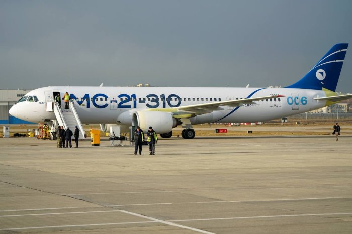 Второй импортозамещенный самолет МС-21 поднялся в воздух в Иркутске Второй импортозамещенный самолет МС-21 поднялся в воздух в Иркутске